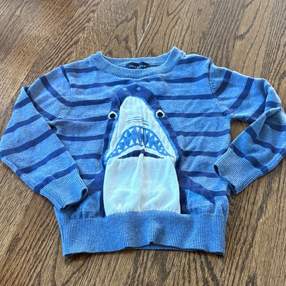 Andy & Evan Light Blue Knit Sweater